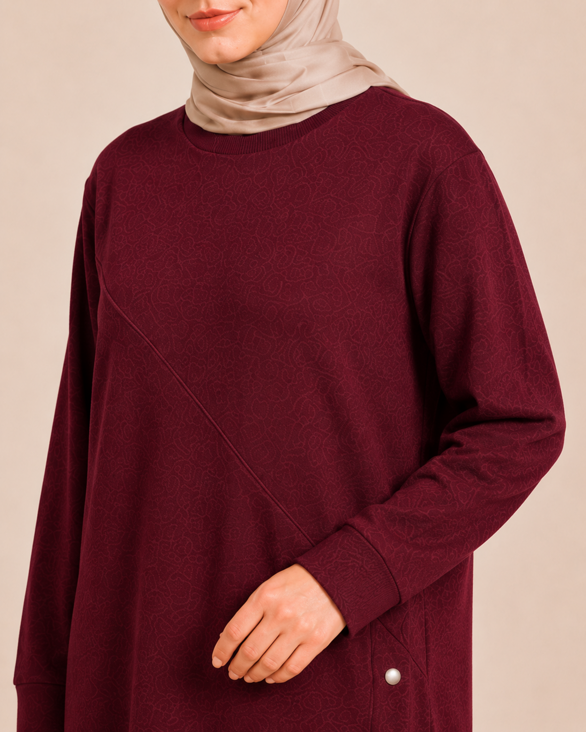 DÜĞME DETAYLI İKİ İPLİK PANTALONLU TAKIM