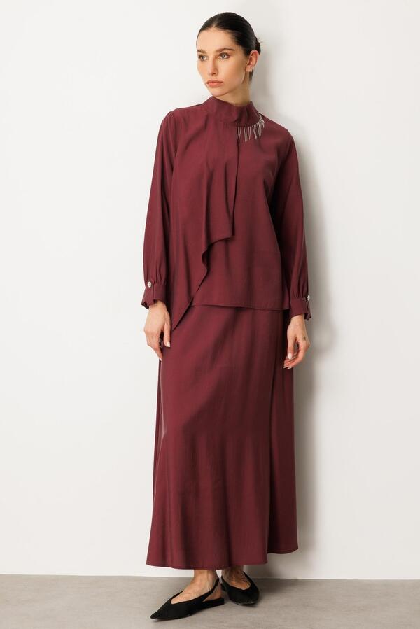 ZİNCİR DETAYLI ETEKLİ TAKIM