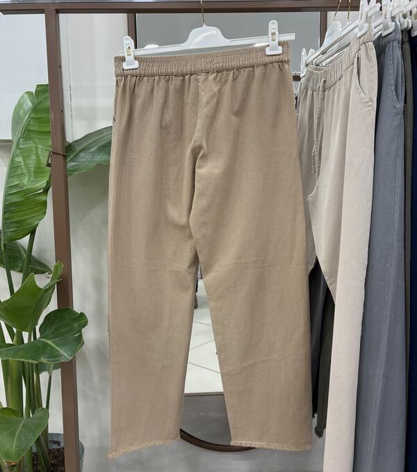 BAĞCIKLI LASTİKLİ PANTOLON