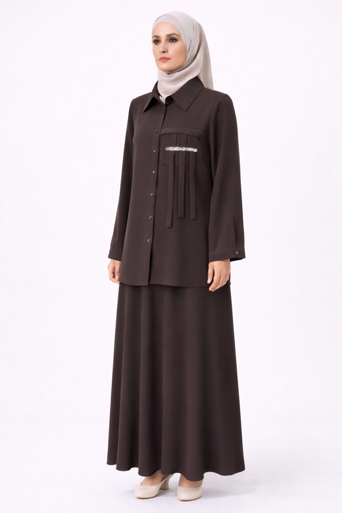 CEP TAŞLI ETEKLİ TAKIM