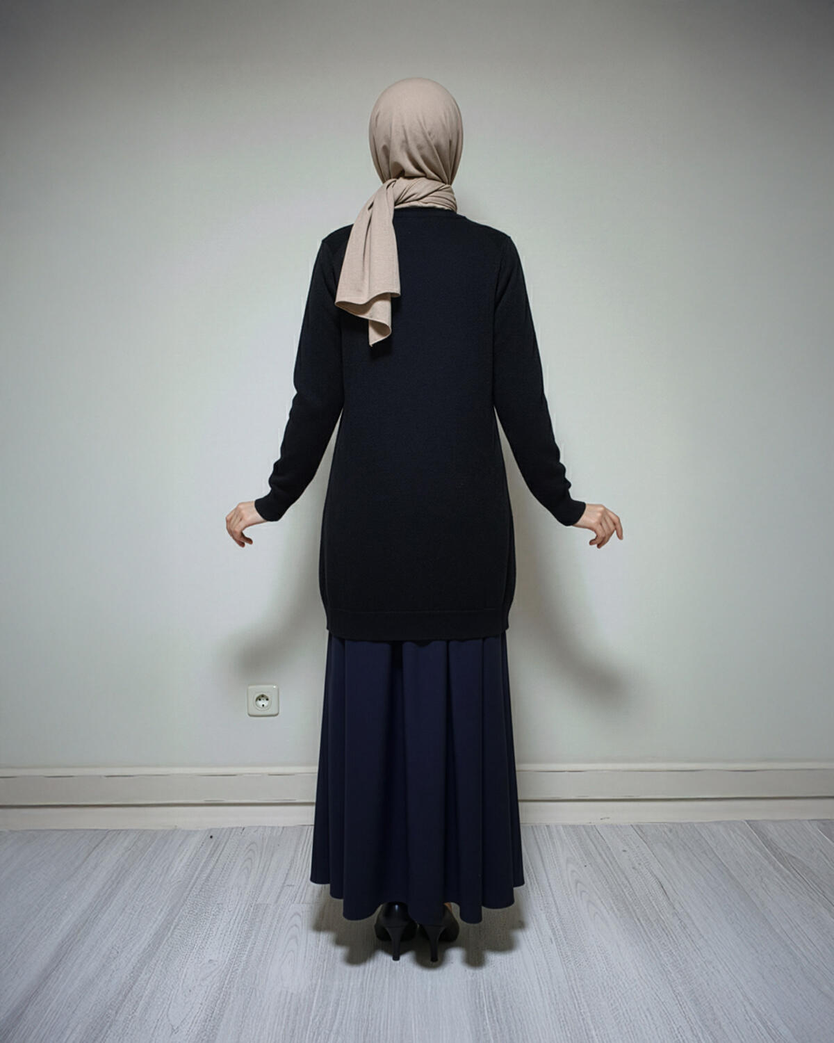 ÖNÜ LEOPAR TRİKO TUNİK