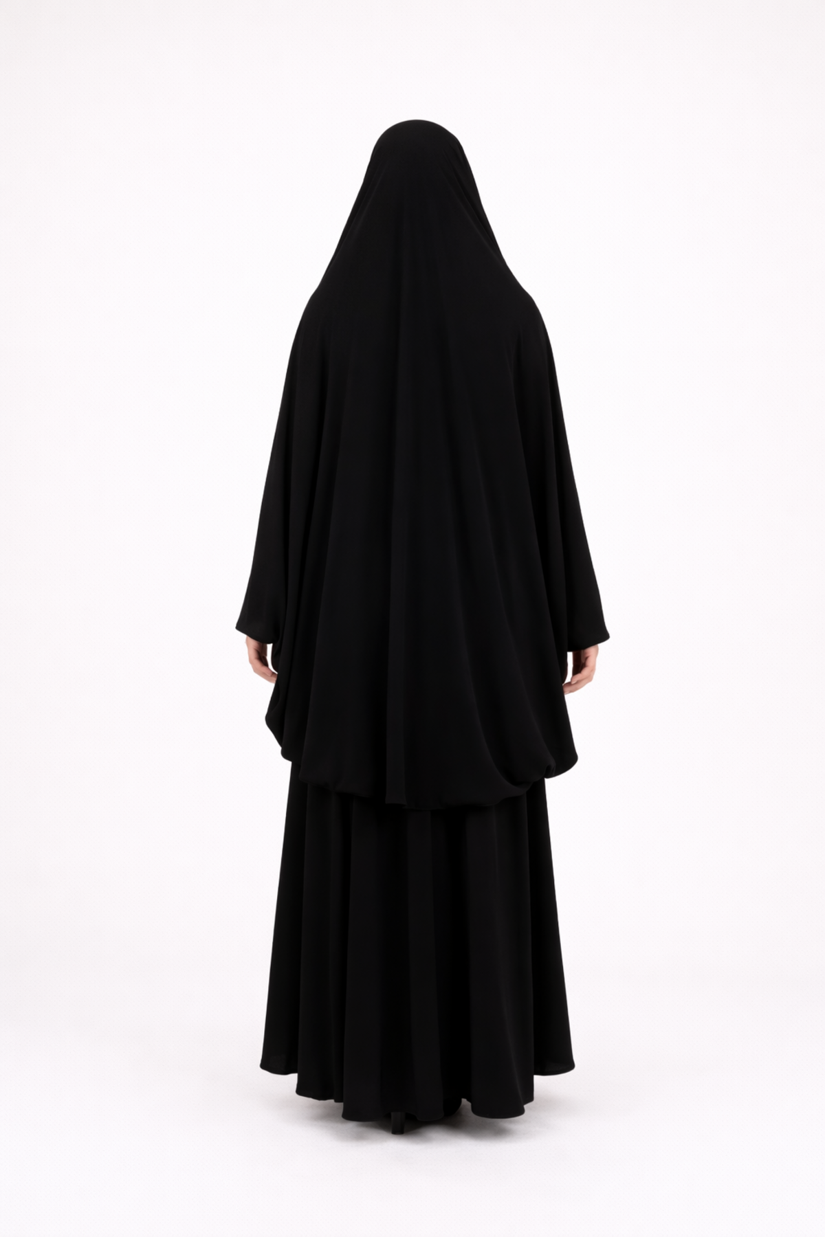 ÇARŞAF GİZLİ PEÇELİ SOFT KREP TEK PARÇA