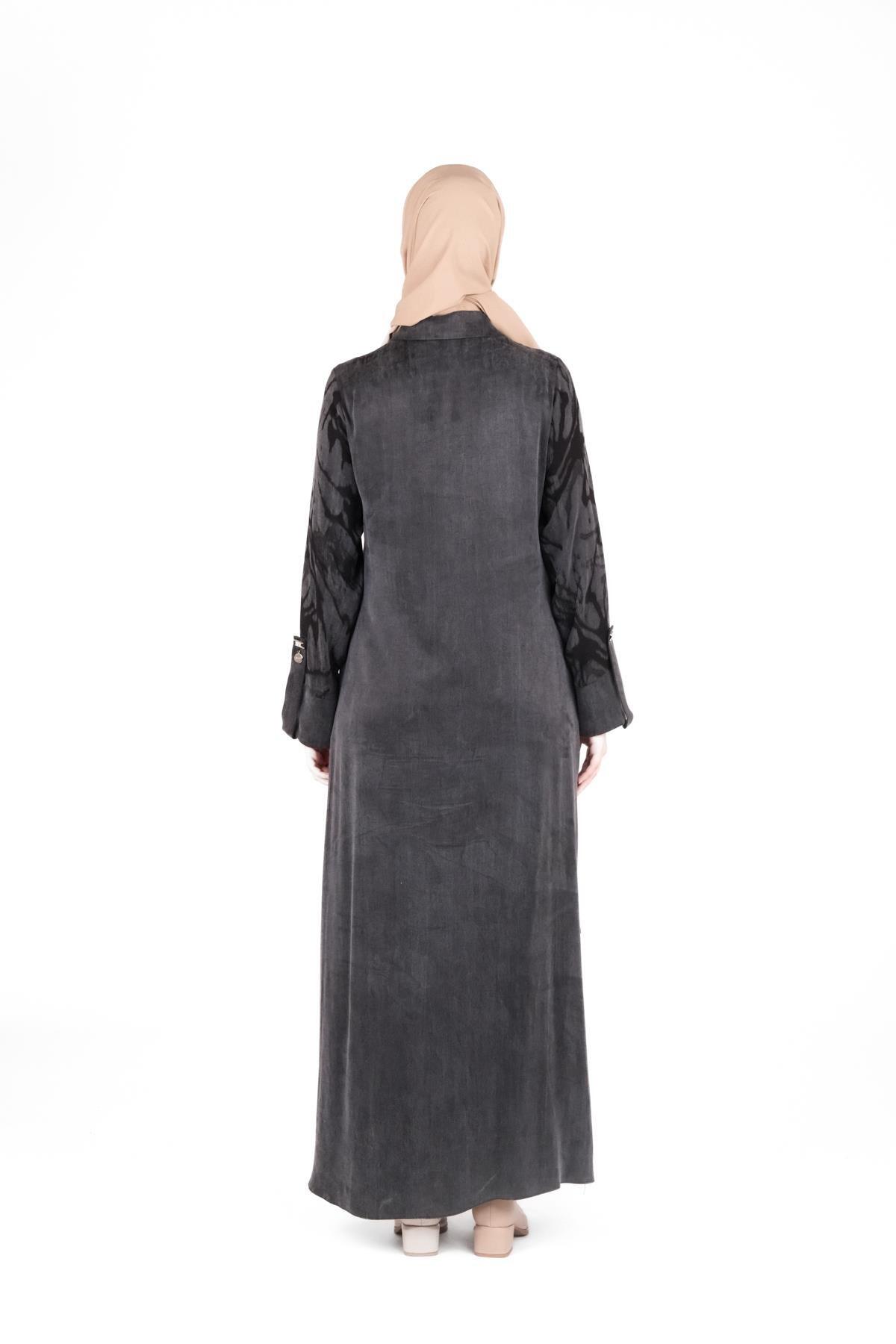 DÜĞMELİ DESENLİ KUPRA FERACE