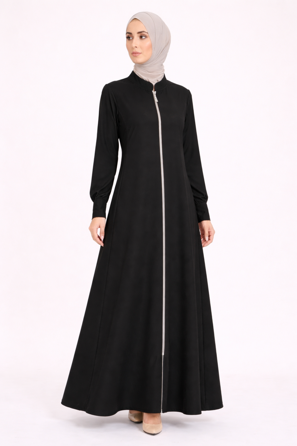 KOL DETAYLI BİYE TAŞLI FERACE