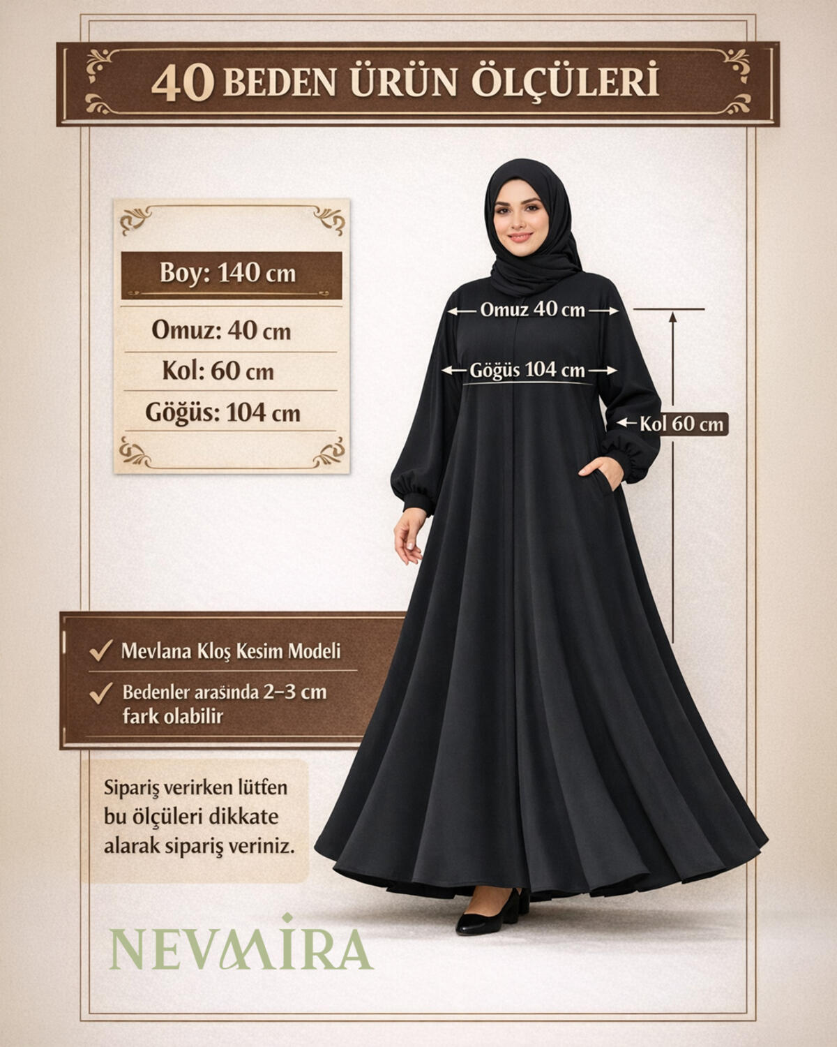 MEVLANA KLOŞ FERACE 7003