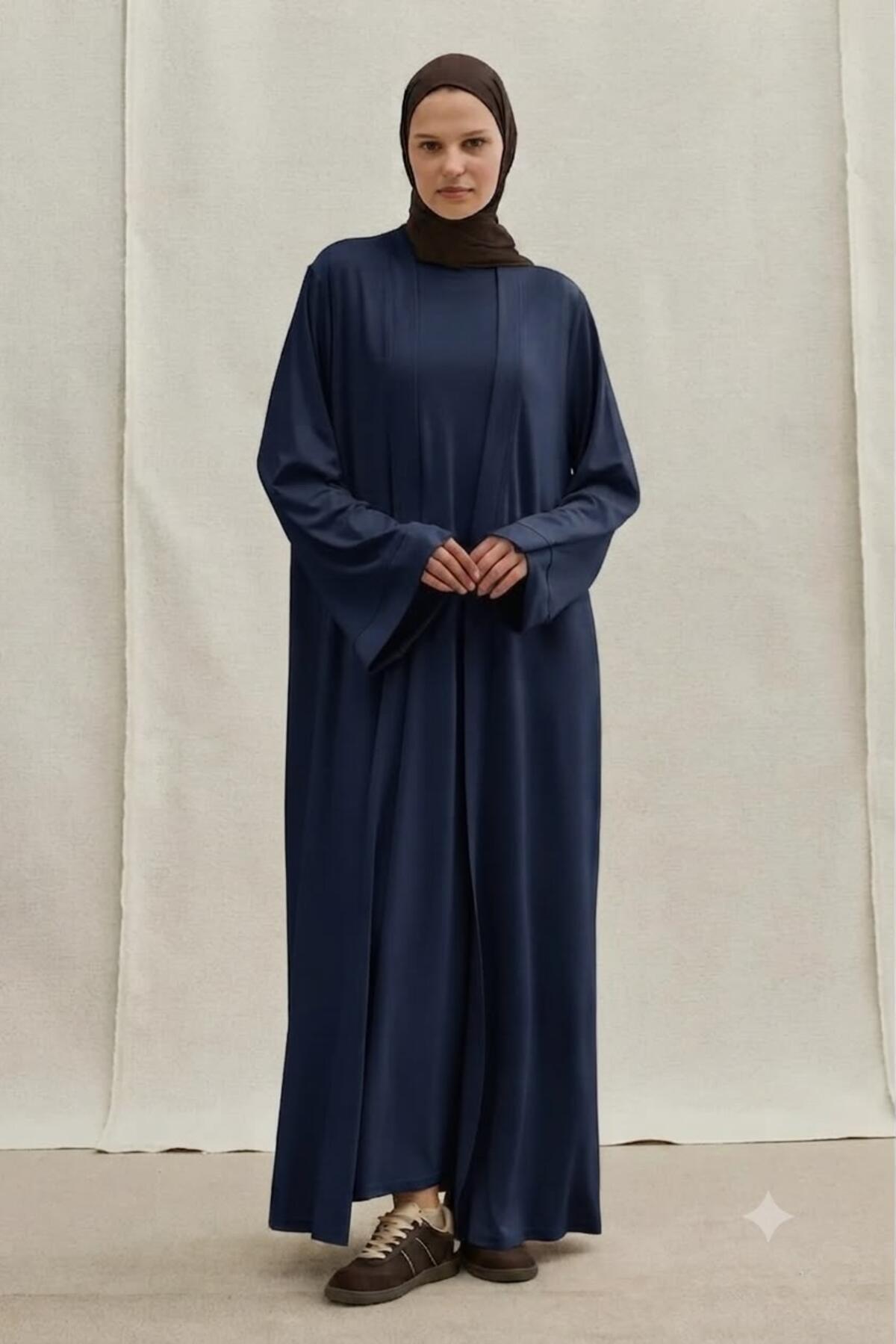 İKİLİ BAMBU GÜNLÜK ABAYA