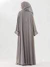 KOL MANŞETLİ MEDİNE İPEĞİ ABAYA
