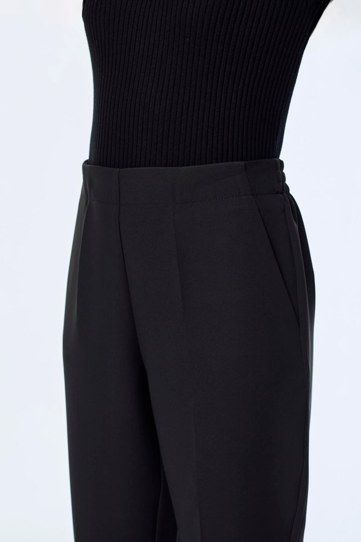 BELİ LASTİKLİ SİGARET PANTOLON