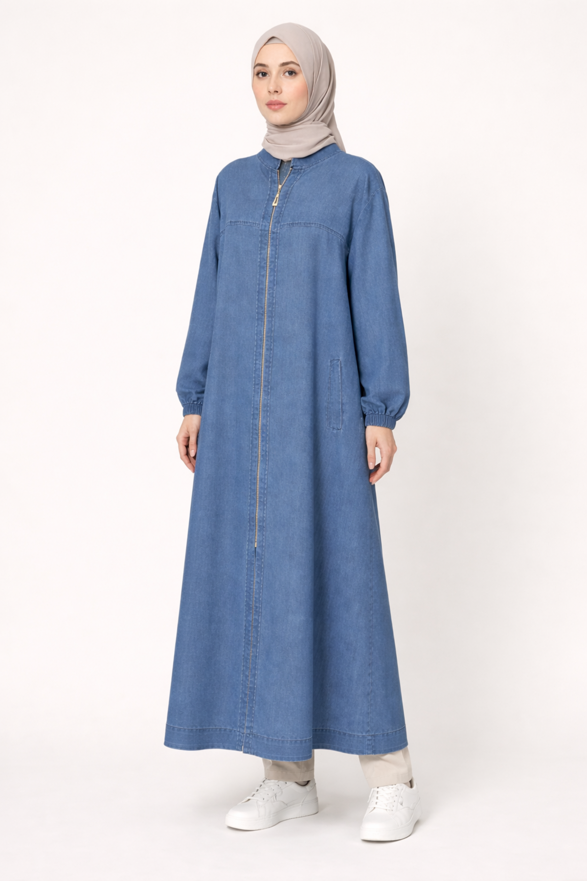 SIRT DETAYLI TENCEL BATTAL KAP