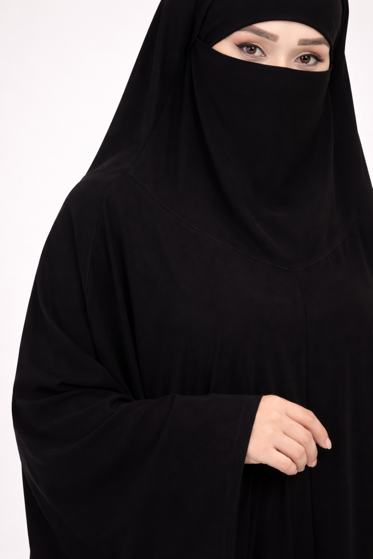 ÇARŞAF GİZLİ PEÇELİ SOFT KREP TEK PARÇA