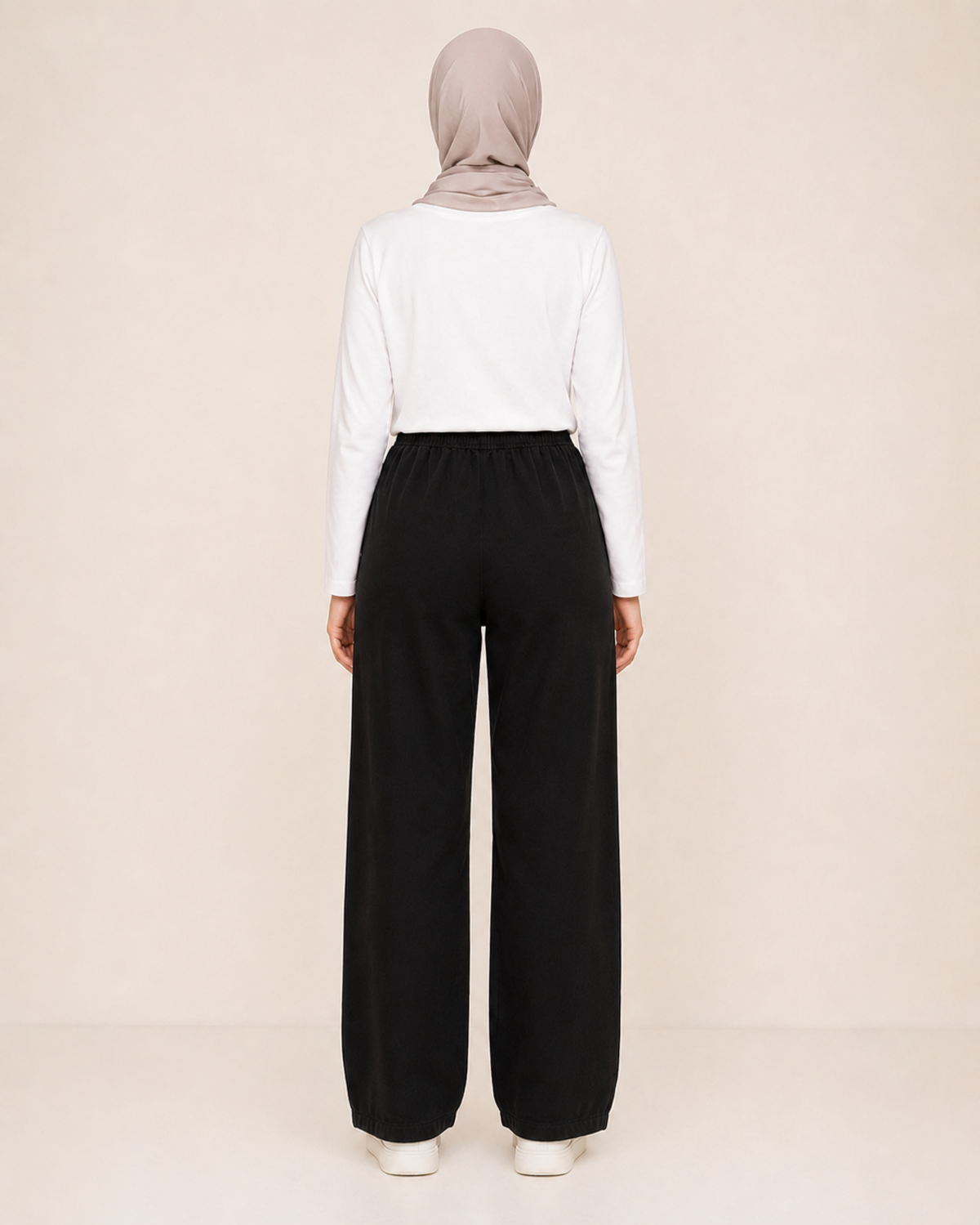 LASTİKLİ TENCEL PANTOLON