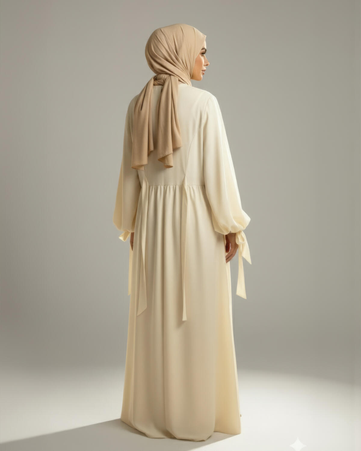 YAN BAĞLAMALI İPEK ELBİSE