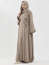 KOL MANŞETLİ MEDİNE İPEĞİ ABAYA