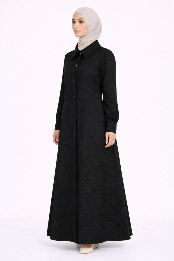 DESENLİ YAN ZIMBA DETAYLI KAP