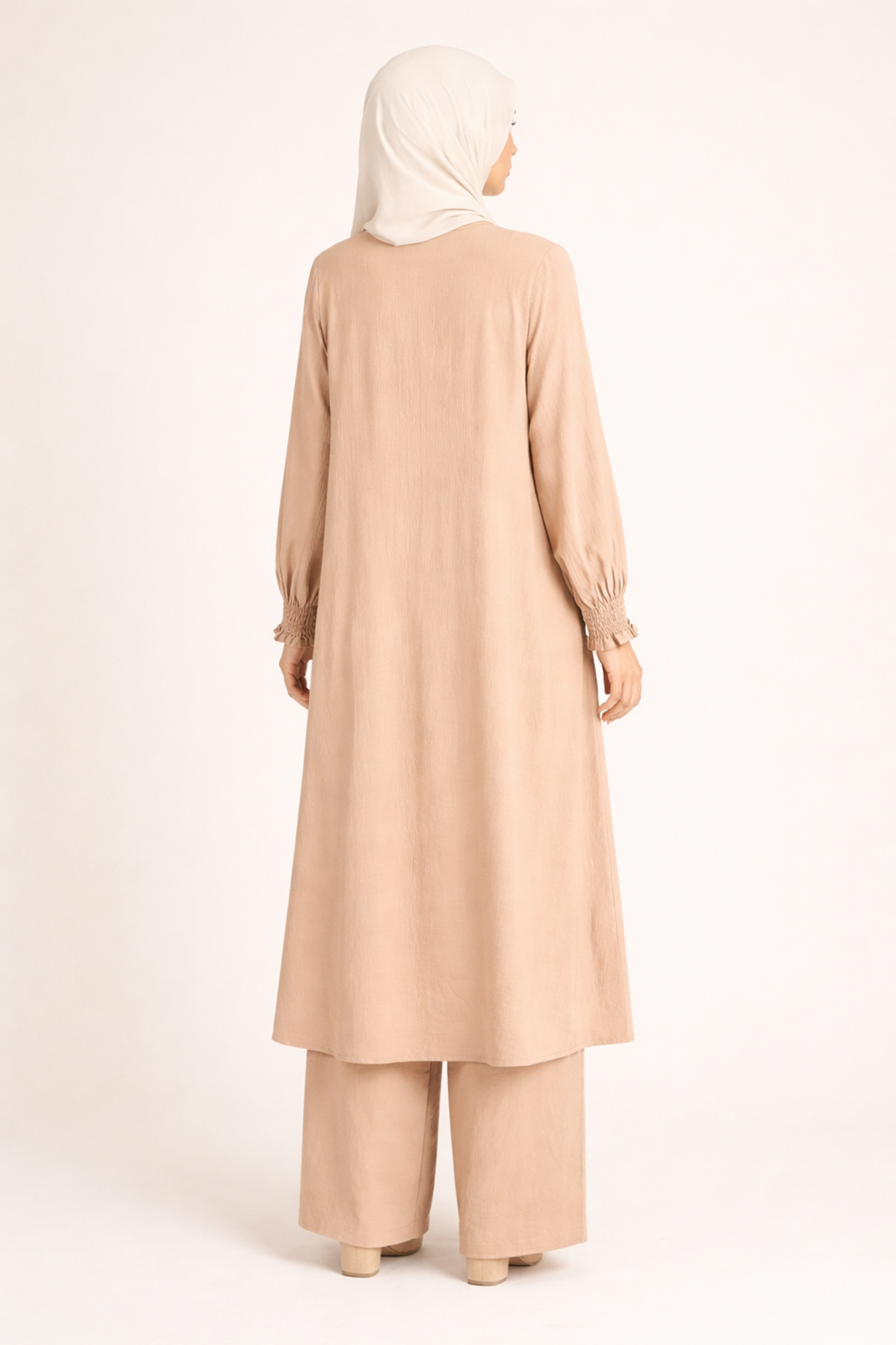 *KOL LASTİKLİ FERMUARLI PANTOLONLU TAKIM