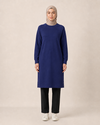 REGLAN KOLLU SWEAT TUNİK İKİ İPLİK
