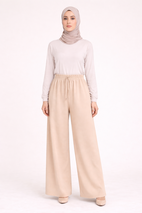 LASTİKLİ PANTOLON ETEK