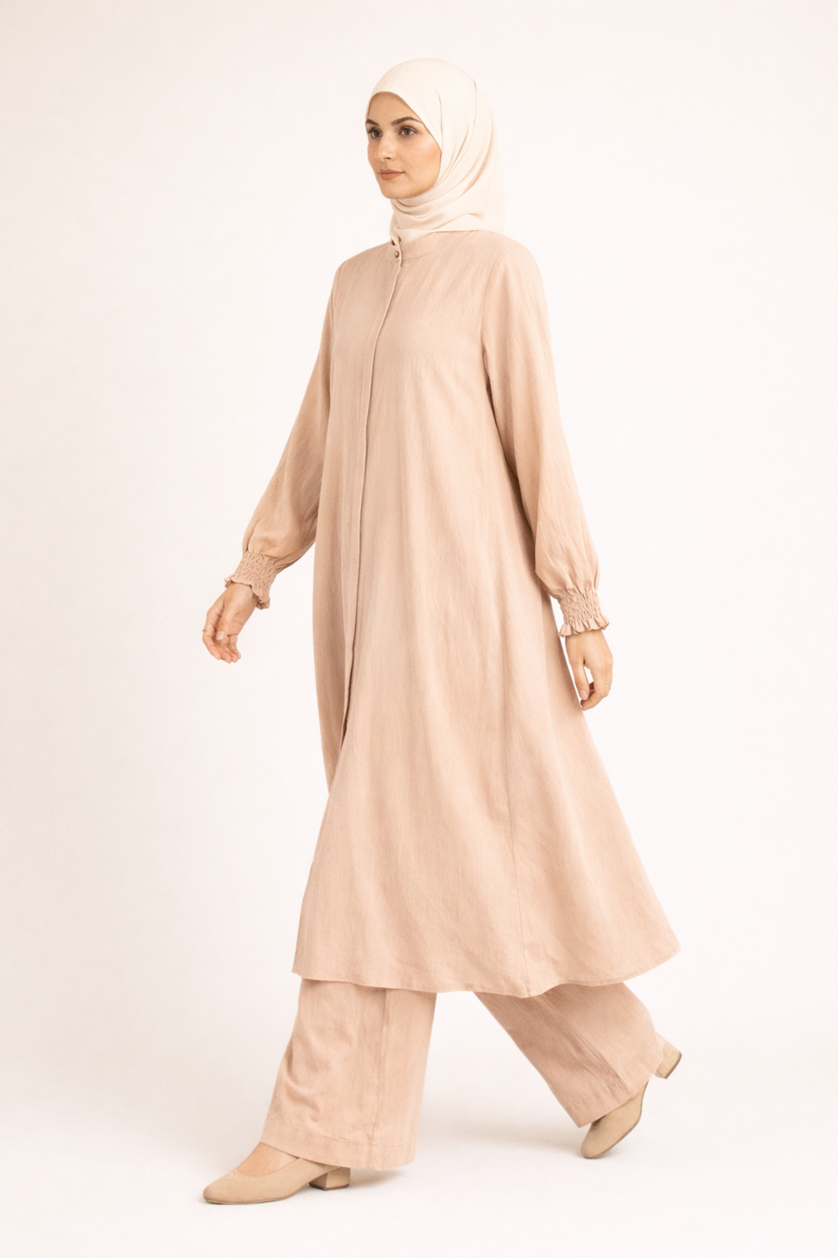 *KOL LASTİKLİ FERMUARLI PANTOLONLU TAKIM