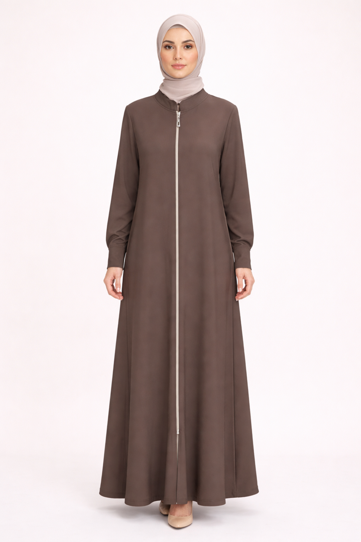 KOL DETAYLI BİYE TAŞLI FERACE