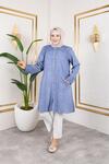 FİLE DETAYLI CEPLİ TUNİK