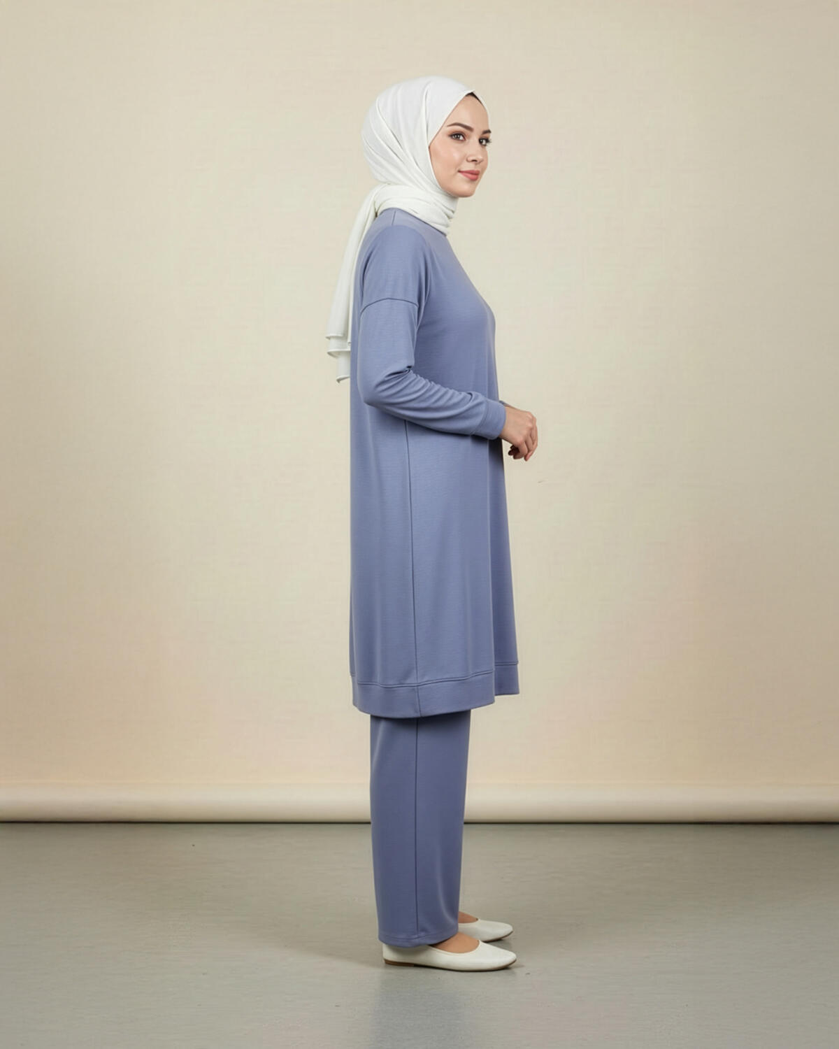 DÜZ RENK KRİSTAL TUNİK