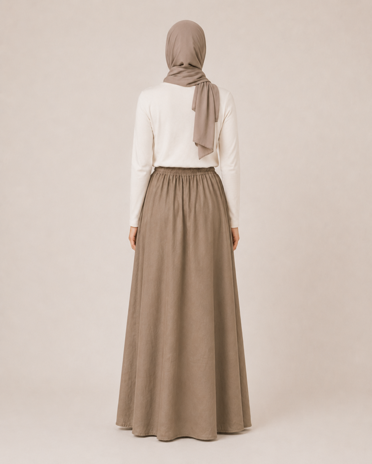 LASTİKLİ TENCEL ETEK