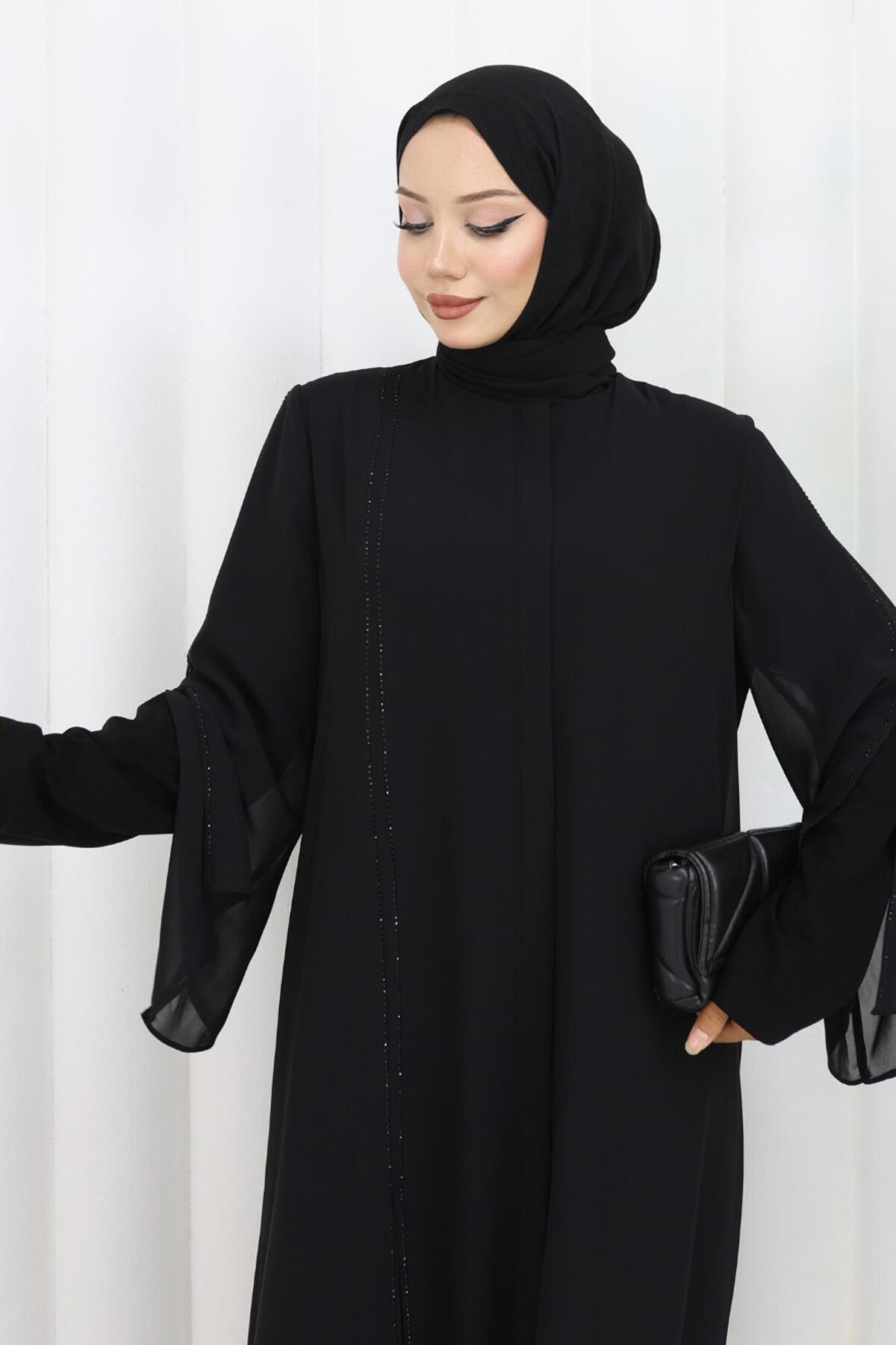 TAŞLI ŞİFON FERACE