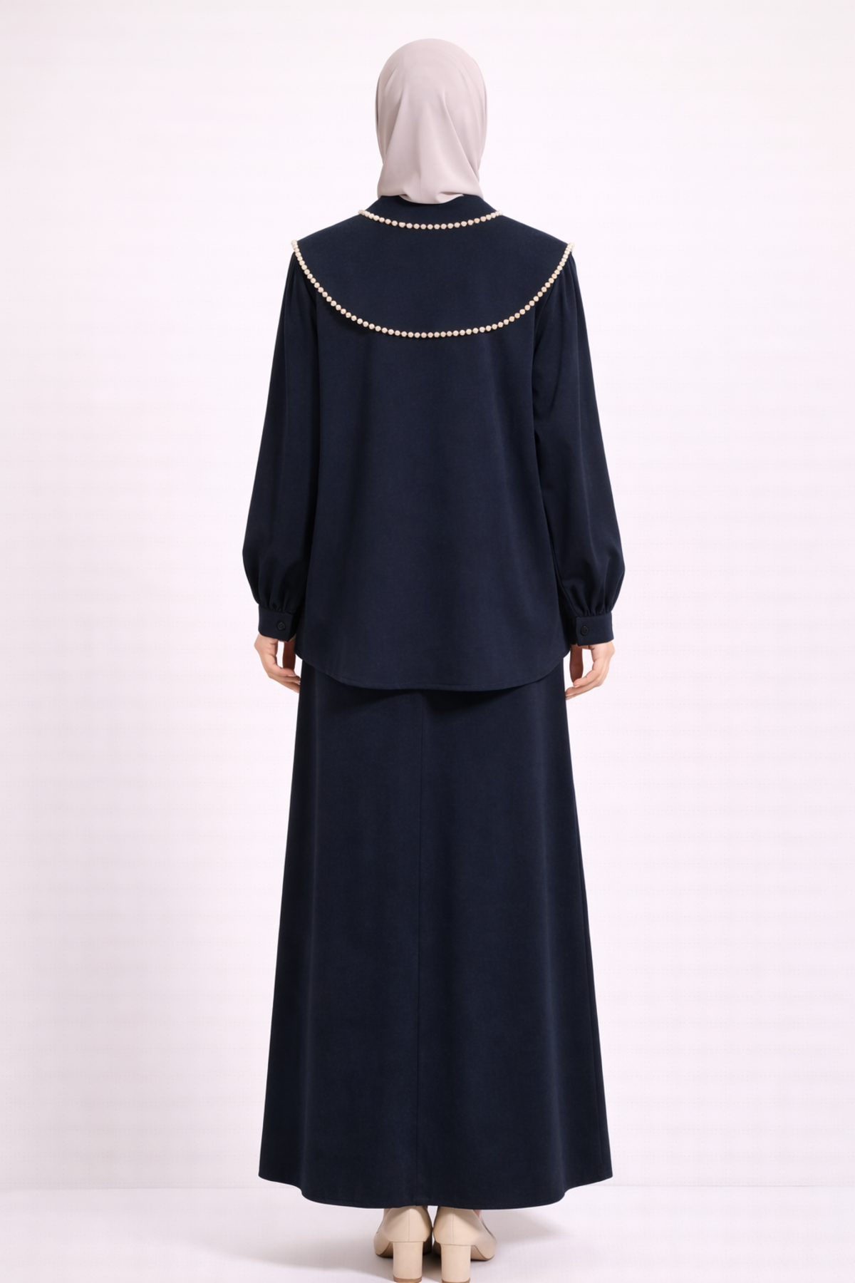 ÇİFT YAKA DETAYLI GÖMLEK