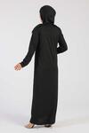 BAŞÖRTÜLÜ FERMUARLI NAMAZ ELBİSESİ