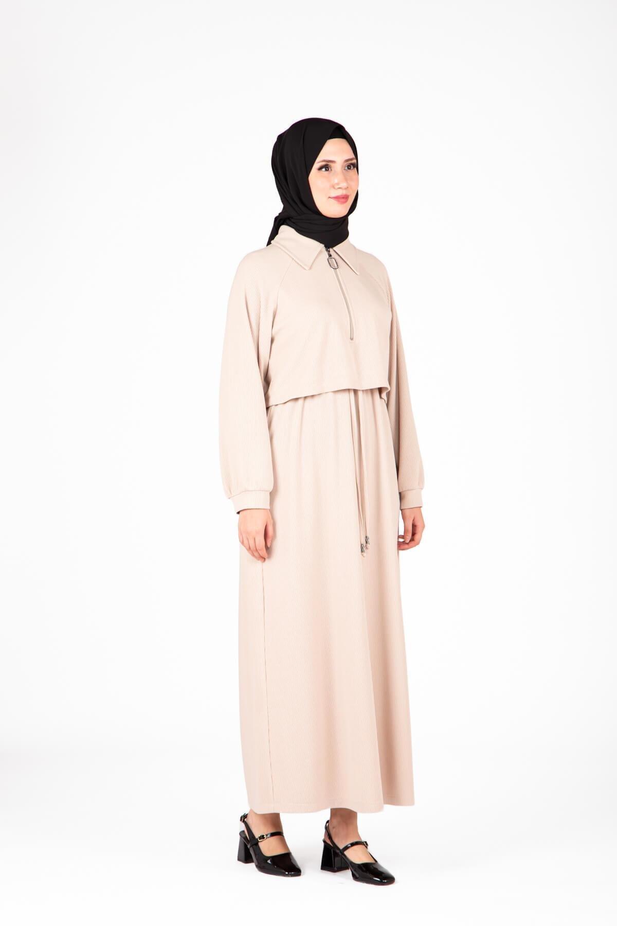 BOLEROLU ÖRME ELBİSE