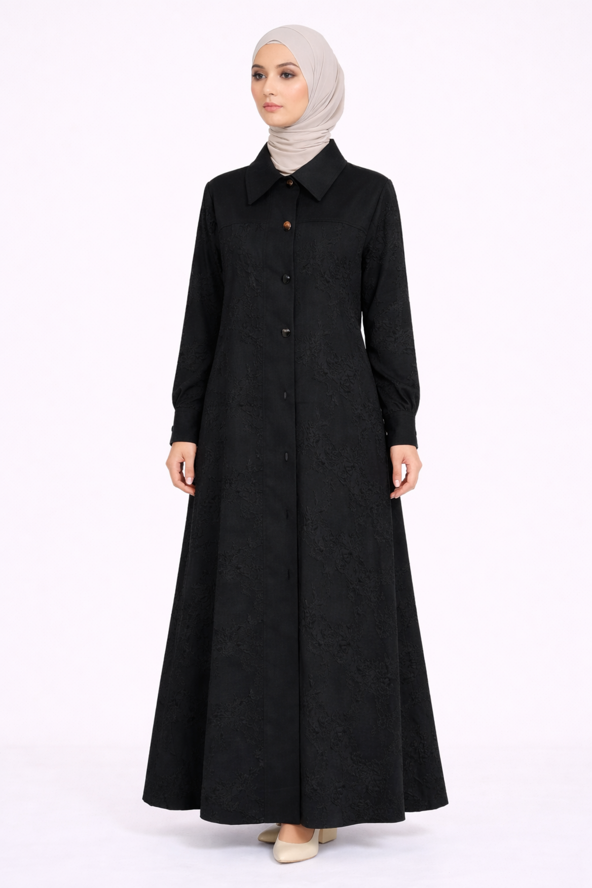 DESENLİ YAN ZIMBA DETAYLI KAP