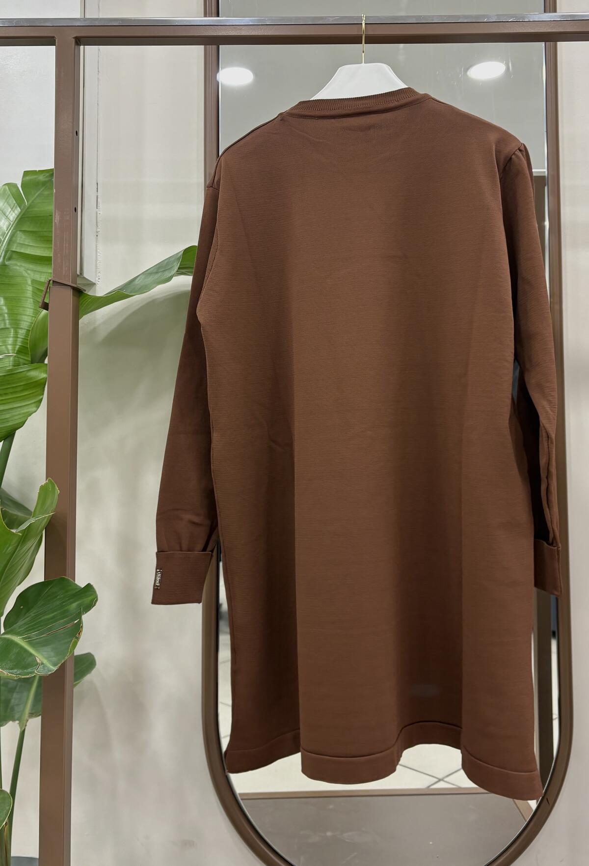 DÜZ RENK LİKRA TUNİK