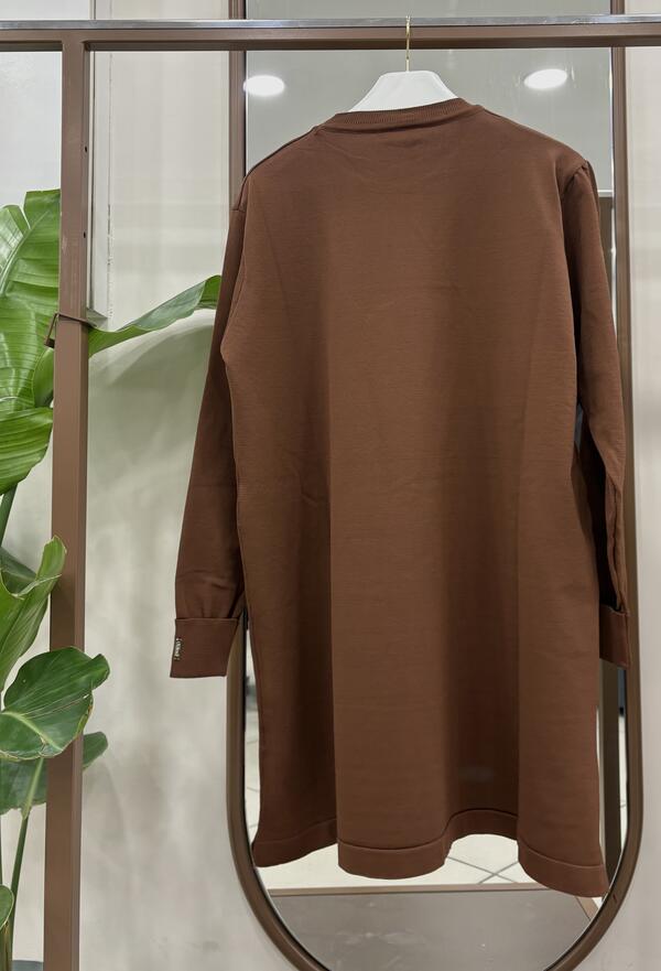 DÜZ RENK LİKRA TUNİK