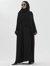 KOL MANŞETLİ MEDİNE İPEĞİ ABAYA