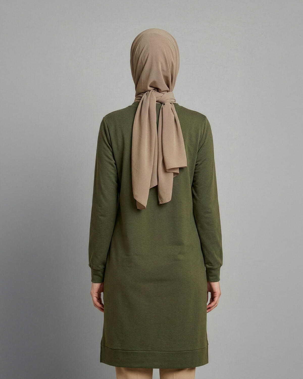 DÜZ RENK KRİSTAL TUNİK