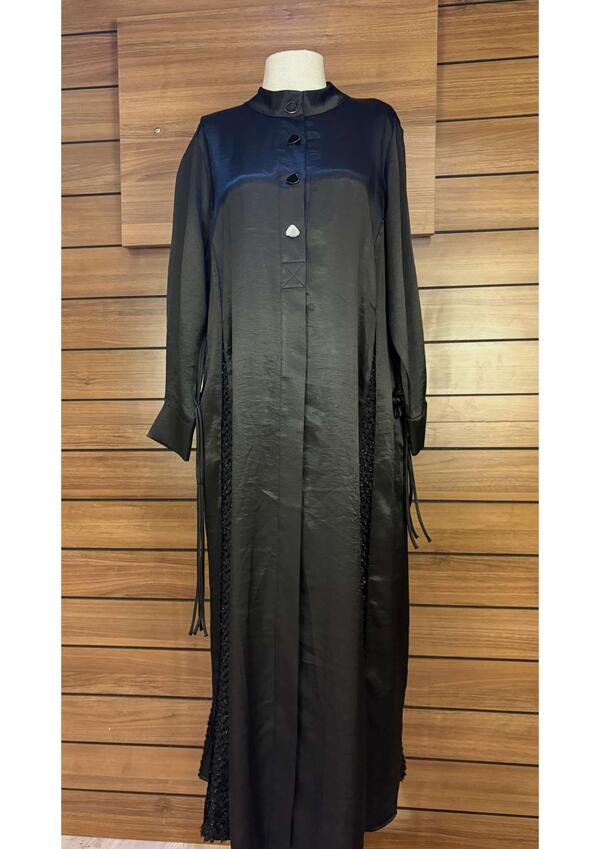 KEMERLİ SİM İŞLEME DETAYLI ELBİSE