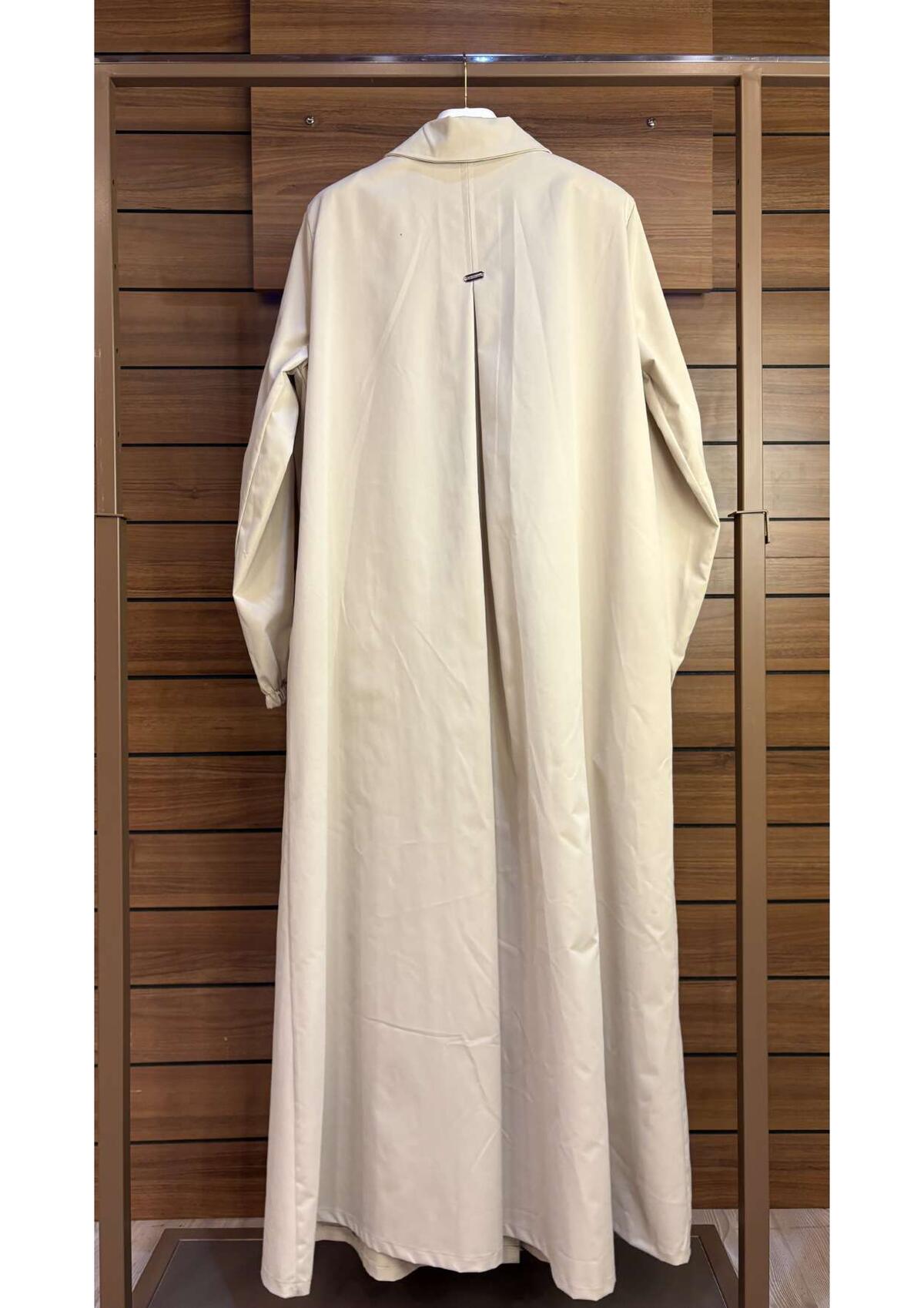 YAKALI ÇITÇITLI TAM BOY TRENÇKOT