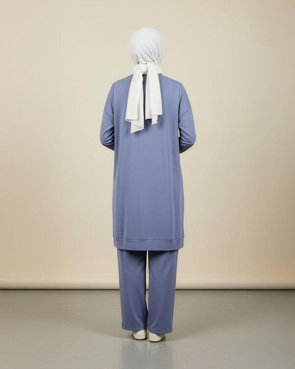 DÜZ RENK KRİSTAL TUNİK