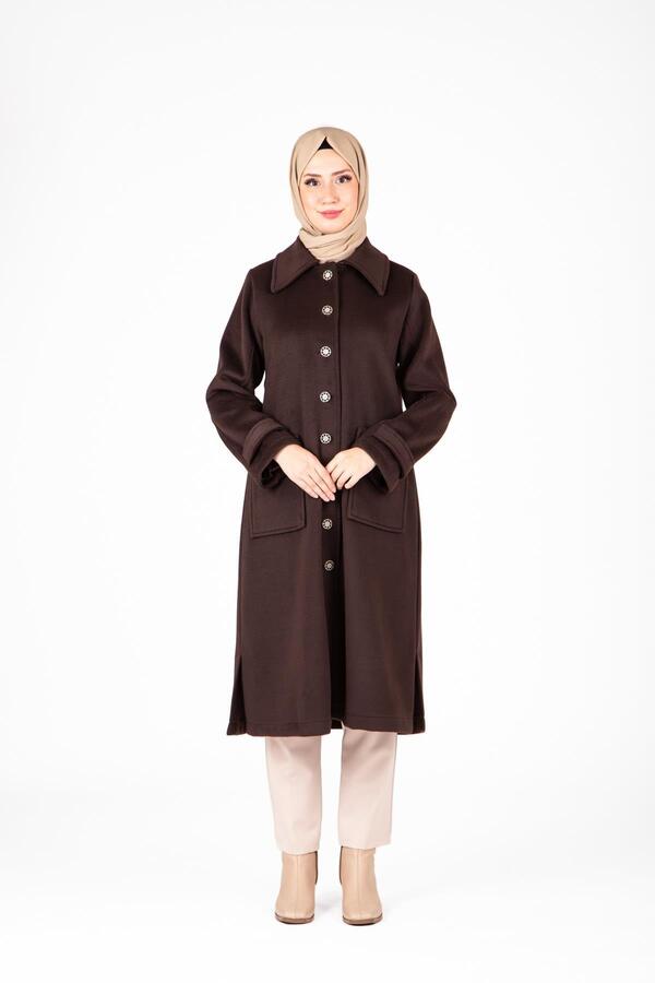 TORBA CEP DÜĞMELİ KAŞE KABAN