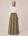LASTİKLİ TENCEL ETEK