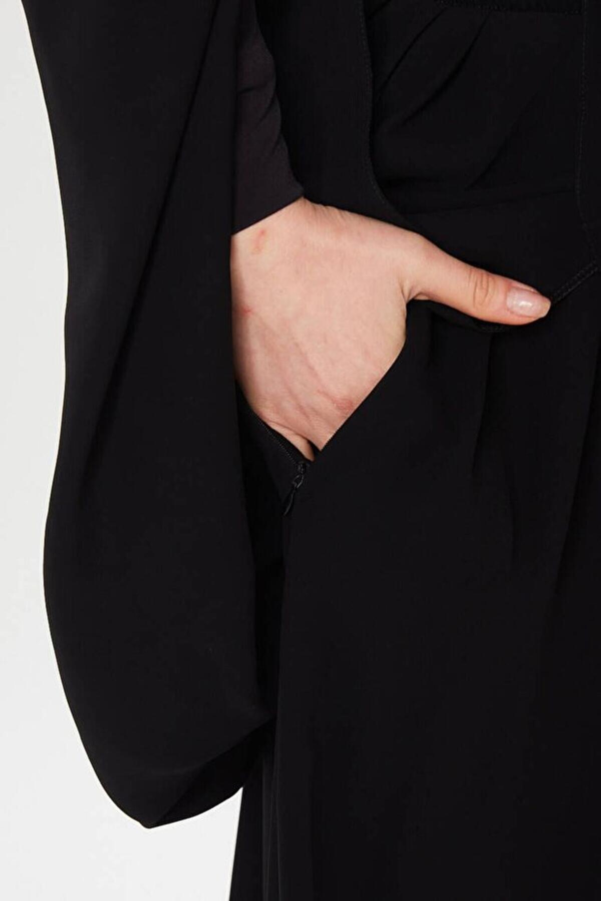 ÇARŞAF GİZLİ PEÇELİ SOFT KREP TEK PARÇA