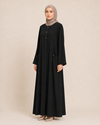 OVAL CEPLİ ÇIT ÇIT DETAYLI FERACE