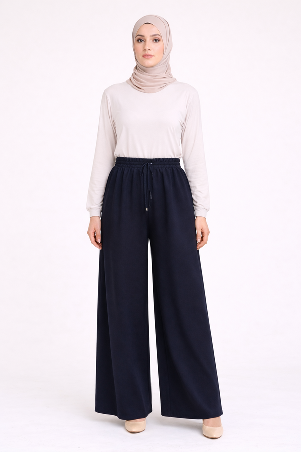 LASTİKLİ PANTOLON ETEK