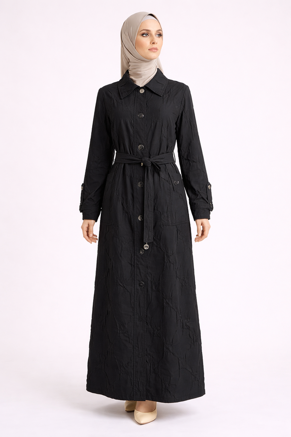 ÖN KESİKLİ CEP DETAYLI JAKAR KAP