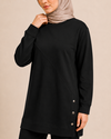 DÜĞME DETAYLI İKİ İPLİK PANTALONLU TAKIM