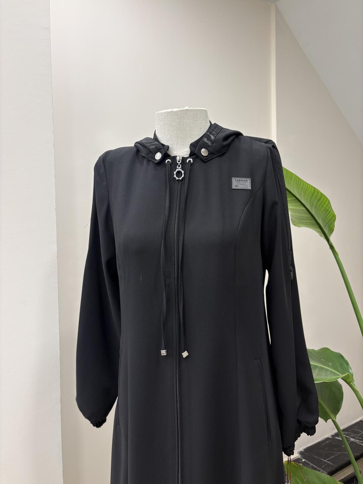 BELDEN OTURTMALI KAPŞONLU FERACE