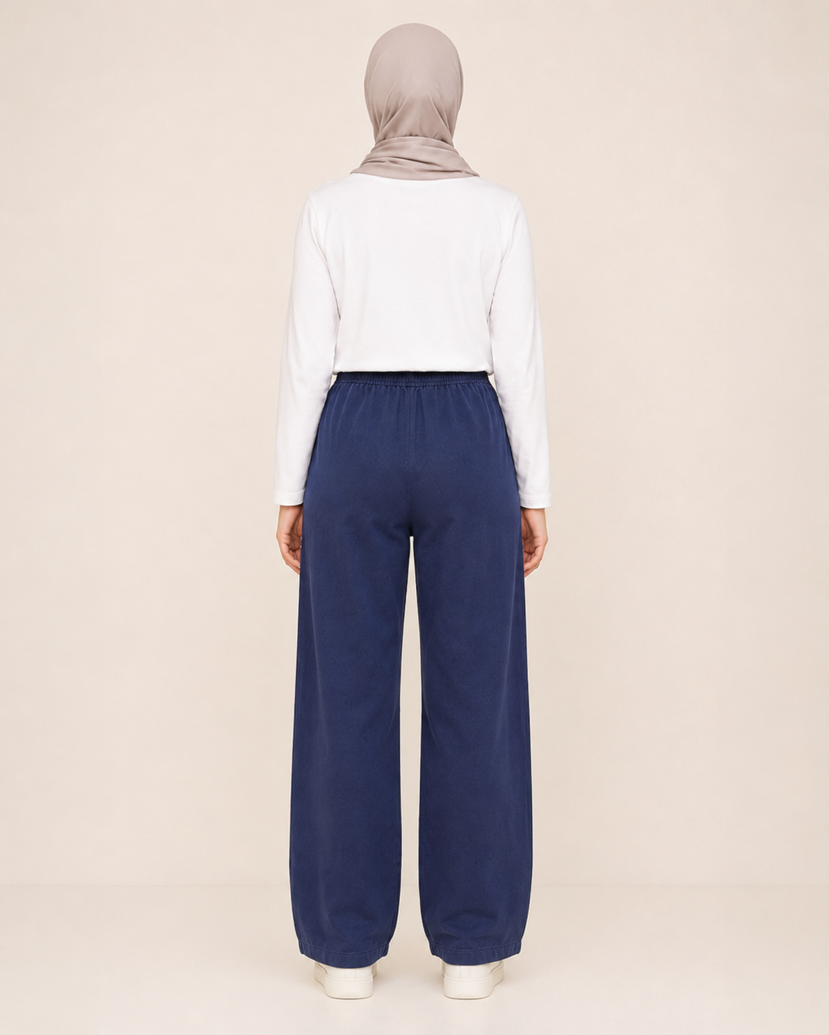 LASTİKLİ TENCEL PANTOLON