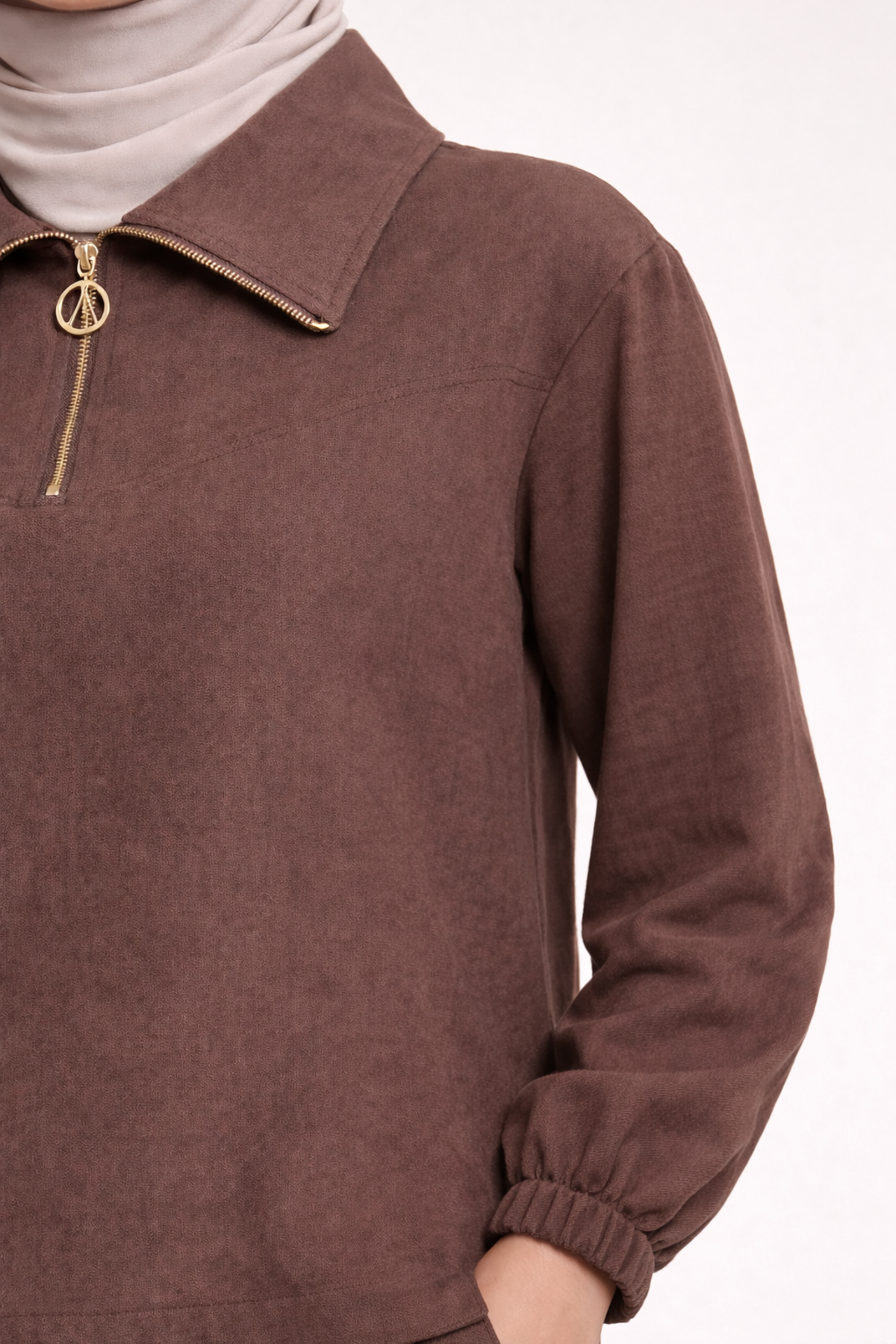 YARIM FERMUARLI TENCEL ETEKLİ TAKIM