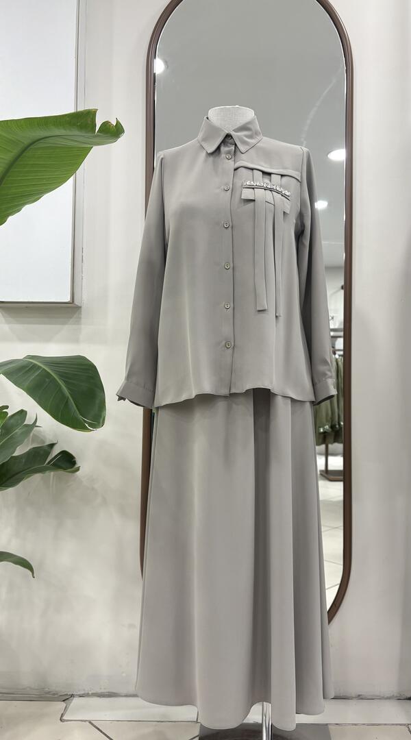 CEP TAŞLI ETEKLİ TAKIM