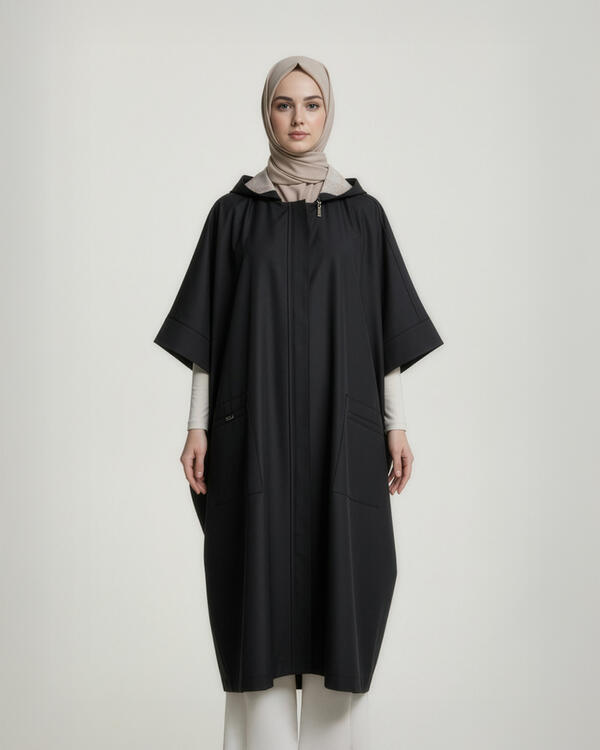 KAPŞONLU CEPLİ BONİTA PANÇO